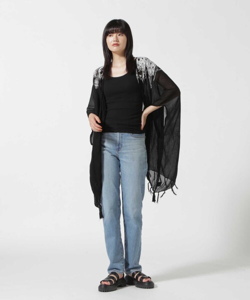 ROYAL FLASH(ロイヤルフラッシュ)の「KMRii/ケムリ/Magnolia F lower BOLERO(その他・ブラック・F)」の2枚目の写真