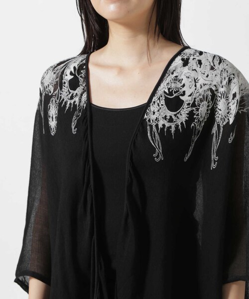 ROYAL FLASH(ロイヤルフラッシュ)の「KMRii/ケムリ/Magnolia F lower BOLERO(その他・ブラック・F)」の5枚目の写真