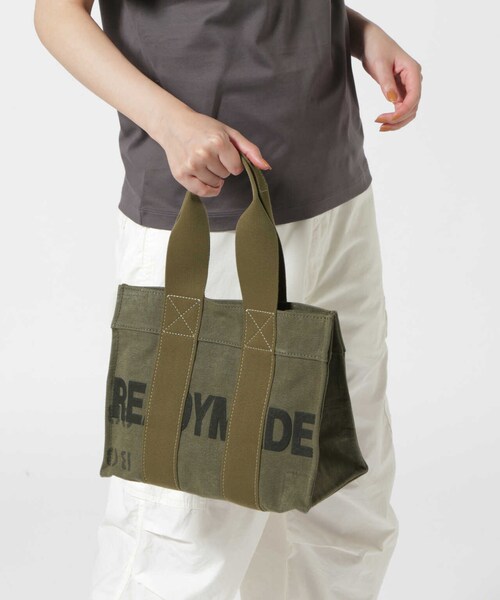 readymade トートバッグ S READYMADE EASY TOTE BAG SMALL (KHAKI #C