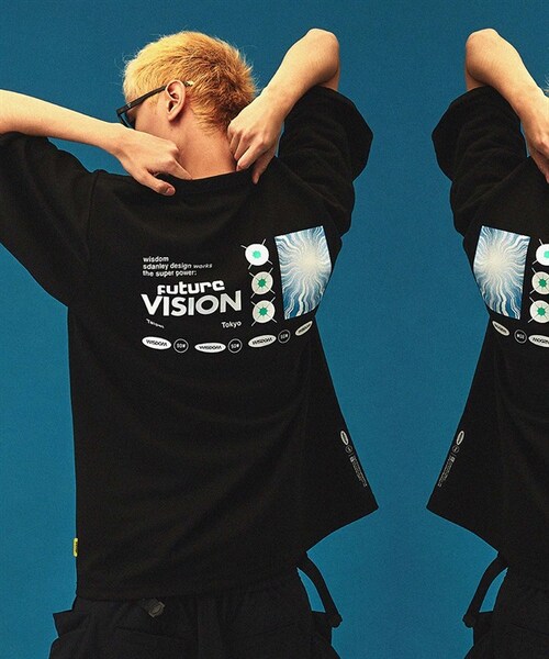 wisdom（ウィズダム）の「WSDM SHINCOOL® FUTURE VISION S/S Tee（その他・メンズ・黑色/灰色・黑色/灰色）」の9枚目の写真