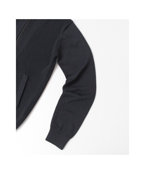 URBAN RESEARCH（アーバンリサーチ）の「10G ZIP ニットブルゾン（ジャケット/アウター・メンズ・WHITE/NAVY/BLACK・M/L）」の14枚目の写真