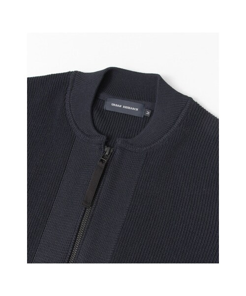 URBAN RESEARCH（アーバンリサーチ）の「10G ZIP ニットブルゾン（ジャケット/アウター・メンズ・WHITE/NAVY/BLACK・M/L）」の13枚目の写真