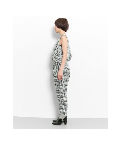 KBF（ケイビーエフ）の「ブロークンチェックオールインワン（）」 - WEAR