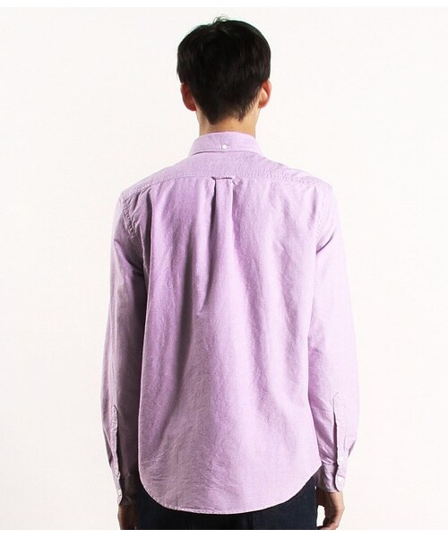 JUNRED（ジュンレッド）の「トルファンオックスボタンダウンシャツ（ブラウス/シャツ・メンズ・ホワイト/ネイビー/サックス/ラベンダー・0/1/2/3）」の8枚目の写真