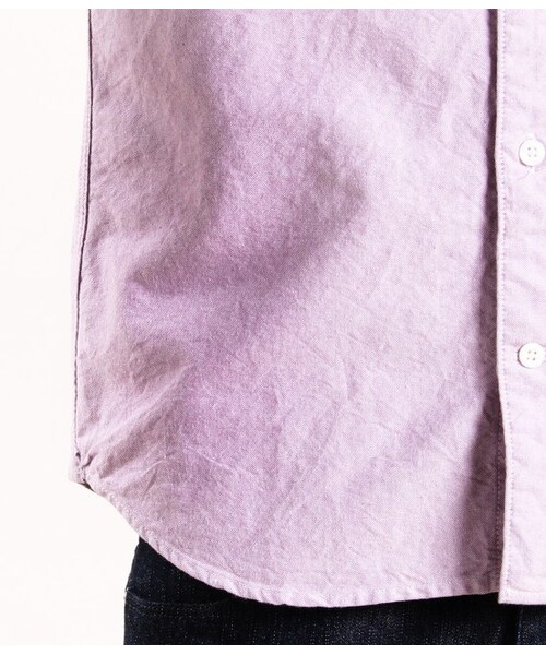 JUNRED（ジュンレッド）の「トルファンオックスボタンダウンシャツ（ブラウス/シャツ・メンズ・ホワイト/ネイビー/サックス/ラベンダー・0/1/2/3）」の13枚目の写真