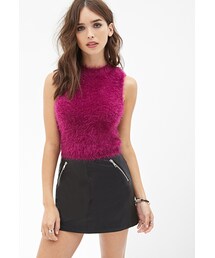 FOREVER 21 | FOREVER 21 Fuzzy Knit Top(ニット/セーター)