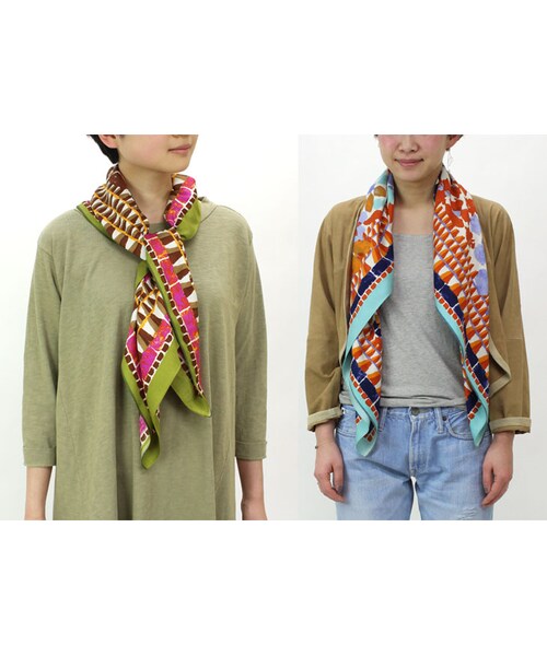 45R(フォーティファイブアール)の「モザイクタイルfuroshiokii(その他・オレンジ/ネイビィ/チャ・フリー)」の6枚目の写真