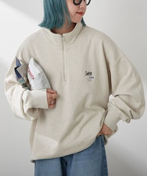 CIAOPANIC TYPY | 【Lee別注】裏毛バックプリントハーフジップハイネックスウェット(トップス)