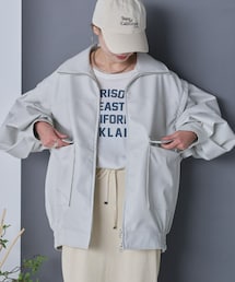 CIAOPANIC TYPY | 【ユニセックス】フェイクレザー2WAYスタンドブルゾン(ジャケット/アウター)