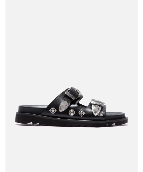 Stud Leather Sandals