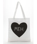 Forever 21 | FOREVER 21+ Meh Graphic Canvas Tote(背包/雙肩背包)