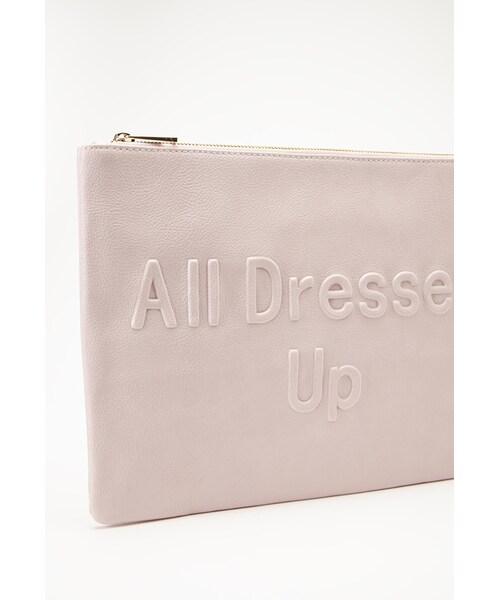 FOREVER 21（フォーエバー トゥエンティーワン）の「FOREVER 21+ All Dressed Up Clutch（クラッチバッグ・レディース・Black/Pink・One size）」の4枚目の写真