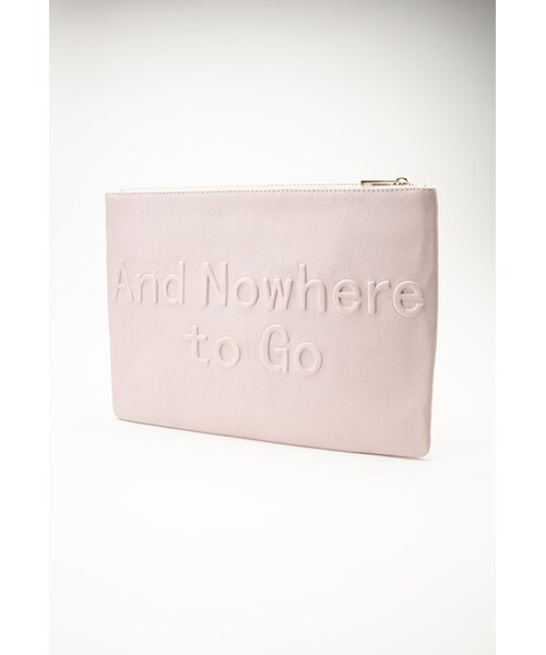FOREVER 21（フォーエバー トゥエンティーワン）の「FOREVER 21+ All Dressed Up Clutch（クラッチバッグ・レディース・Black/Pink・One size）」の8枚目の写真