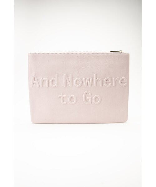 FOREVER 21（フォーエバー トゥエンティーワン）の「FOREVER 21+ All Dressed Up Clutch（クラッチバッグ・レディース・Black/Pink・One size）」の7枚目の写真