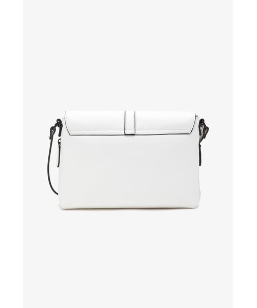 FOREVER 21（フォーエバー トゥエンティーワン）の「FOREVER 21 Envelope Faux Leather Crossbody（ショルダーバッグ・レディース・Black/White・One size）」の6枚目の写真