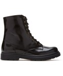 Forever 21 | FOREVER 21 Faux Patent Leather Combat Boots(Boots)