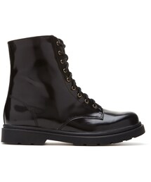 FOREVER 21 | FOREVER 21 Faux Patent Leather Combat Boots(ブーツ)