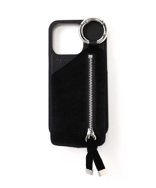 ROYAL FLASH(ロイヤルフラッシュ)の「ajew/エジュー/SATIN DRESS CASE SHOULDER iPhone14Pro(その他・ブラック・F)」の2枚目の写真