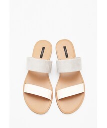FOREVER 21 | FOREVER 21 Faux Leather Slides(サンダル)