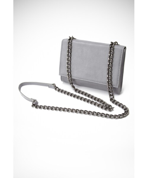 FOREVER 21（フォーエバー トゥエンティーワン）の「FOREVER 21 Faux Leather Crossbody（ショルダーバッグ・レディース・Taupe/Blush/Black/Grey・One size）」の14枚目の写真