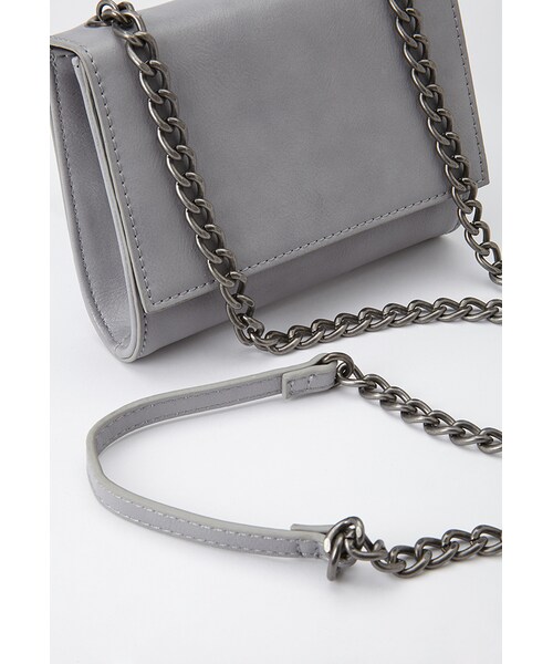 FOREVER 21（フォーエバー トゥエンティーワン）の「FOREVER 21 Faux Leather Crossbody（ショルダーバッグ・レディース・Taupe/Blush/Black/Grey・One size）」の4枚目の写真