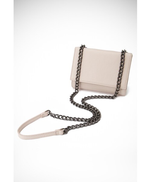 FOREVER 21（フォーエバー トゥエンティーワン）の「FOREVER 21 Faux Leather Crossbody（ショルダーバッグ・レディース・Taupe/Blush/Black/Grey・One size）」の8枚目の写真