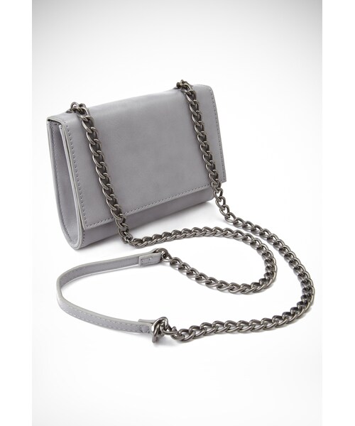 FOREVER 21（フォーエバー トゥエンティーワン）の「FOREVER 21 Faux Leather Crossbody（ショルダーバッグ・レディース・Taupe/Blush/Black/Grey・One size）」の21枚目の写真