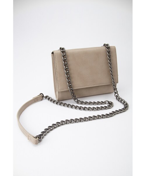 FOREVER 21（フォーエバー トゥエンティーワン）の「FOREVER 21 Faux Leather Crossbody（ショルダーバッグ・レディース・Taupe/Blush/Black/Grey・One size）」の9枚目の写真