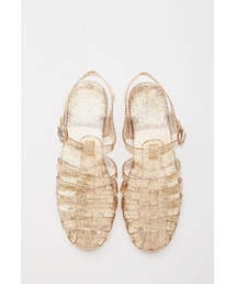 FOREVER 21 | FOREVER 21 Caged Glitter Jelly Sandals(サンダル)