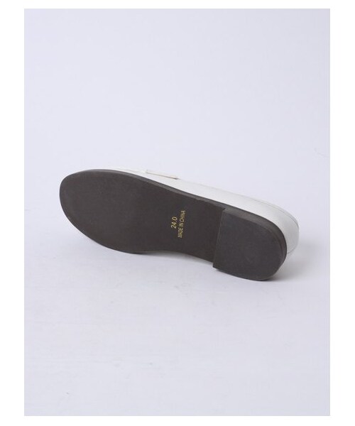 earth music&ecology(アースミュージックアンドエコロジー)の「ベーシックローファー(パンプス・レディース・オフホワイト/ブラック・22.5cm/23cm/23.5cm/24cm/24.5cm)」の7枚目の写真