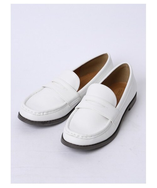 earth music&ecology(アースミュージックアンドエコロジー)の「ベーシックローファー(パンプス・レディース・オフホワイト/ブラック・22.5cm/23cm/23.5cm/24cm/24.5cm)」の9枚目の写真