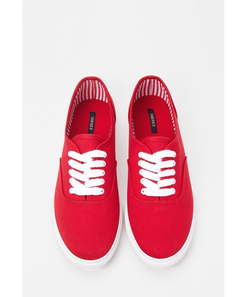 FOREVER 21（フォーエバー トゥエンティーワン）の「FOREVER 21 Classic Canvas Plimsolls（スニーカー・レディース・Red/Black/Periwinkle/Pink/White/Teal・8/10/9/6/7）」の15枚目の写真