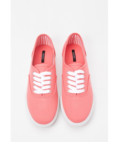FOREVER 21（フォーエバー トゥエンティーワン）の「FOREVER 21 Classic Canvas Plimsolls（スニーカー・レディース・Red/Black/Periwinkle/Pink/White/Teal・8/10/9/6/7）」の18枚目の写真