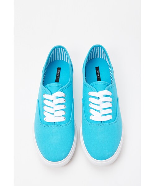 FOREVER 21（フォーエバー トゥエンティーワン）の「FOREVER 21 Classic Canvas Plimsolls（スニーカー・レディース・Red/Black/Periwinkle/Pink/White/Teal・8/10/9/6/7）」の7枚目の写真