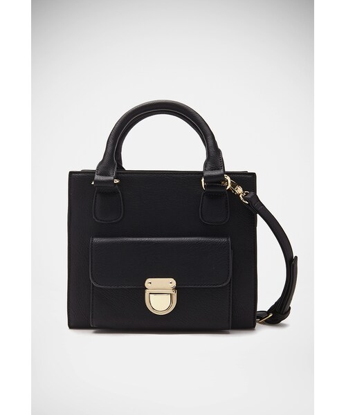 FOREVER 21(フォーエバー トゥエンティーワン)の「FOREVER 21 Structured Faux Leather Satchel(ショルダーバッグ・レディース・Taupe/Black/Tan・One size)」の14枚目の写真