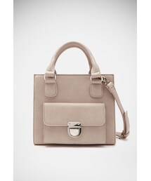 FOREVER 21 | FOREVER 21 Structured Faux Leather Satchel(ショルダーバッグ)