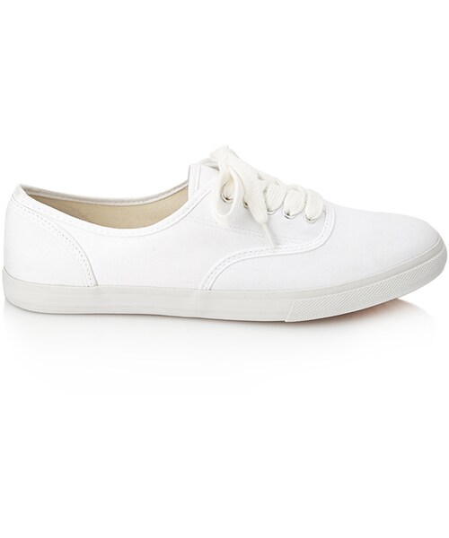 FOREVER 21（フォーエバー トゥエンティーワン）の「FOREVER 21 Classic Plimsolls（スニーカー・レディース・White/Black・8/9/10/6/7）」の5枚目の写真