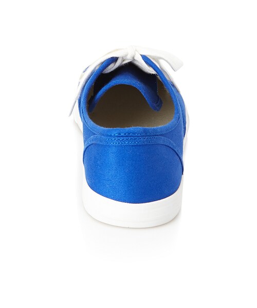 FOREVER 21(フォーエバー トゥエンティーワン)の「FOREVER 21 Classic Canvas Plimsolls(スニーカー・レディース・Black/Bright cobalt・6/8)」の12枚目の写真