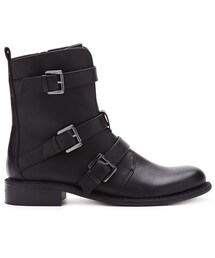 FOREVER 21 | FOREVER 21 Buckled Faux Leather Boots(ブーツ)