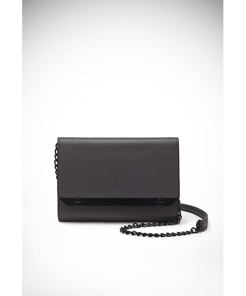 FOREVER 21（フォーエバー トゥエンティーワン）の「FOREVER 21+ Chain Strap Crossbody（ショルダーバッグ・レディース・Black/Cream/Yellow/Grey・One size）」の6枚目の写真