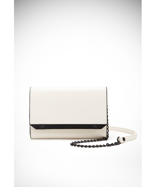 FOREVER 21（フォーエバー トゥエンティーワン）の「FOREVER 21+ Chain Strap Crossbody（ショルダーバッグ・レディース・Black/Cream/Yellow/Grey・One size）」の11枚目の写真