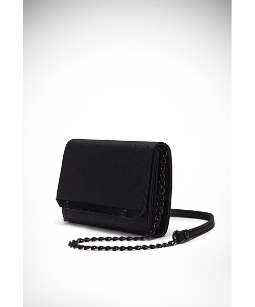 FOREVER 21（フォーエバー トゥエンティーワン）の「FOREVER 21+ Chain Strap Crossbody（ショルダーバッグ・レディース・Black/Cream/Yellow/Grey・One size）」の5枚目の写真