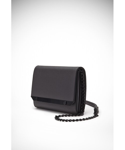 FOREVER 21（フォーエバー トゥエンティーワン）の「FOREVER 21+ Chain Strap Crossbody（ショルダーバッグ・レディース・Black/Cream/Yellow/Grey・One size）」の3枚目の写真