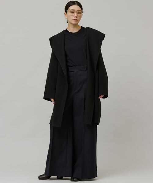 美品】Curensology（カレンソロジー）マンテコリバーショールコート