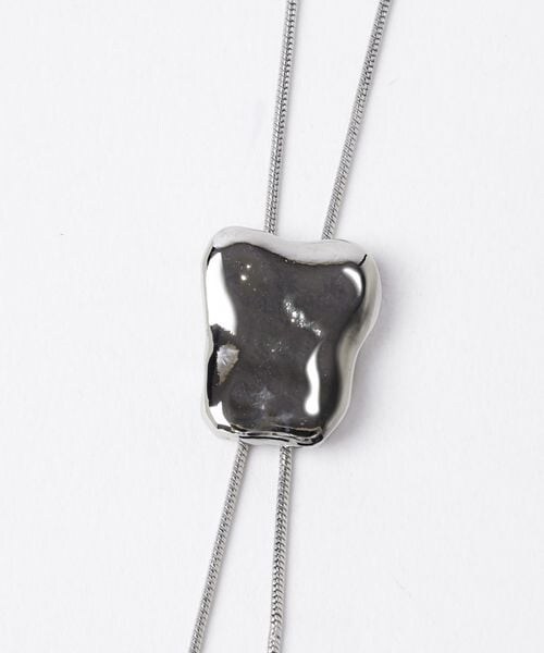 HARE(ハレ)の「メタルループタイ(アクセサリー・メンズ・シルバー10/シルバー系その他11/シルバー系その他12/ゴールド60・F/FREE)」の3枚目の写真