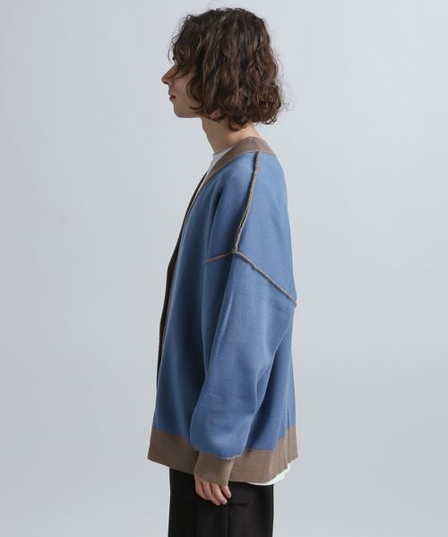 HARE(ハレ)の「リバーシブルデザインオーバーカーディガン(トップス・ブラック09/オレンジ46/ブラウン54・S/M)」の11枚目の写真