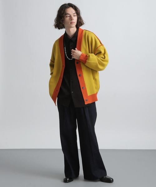 HARE(ハレ)の「リバーシブルデザインオーバーカーディガン(トップス・ブラック09/オレンジ46/ブラウン54・S/M)」の6枚目の写真