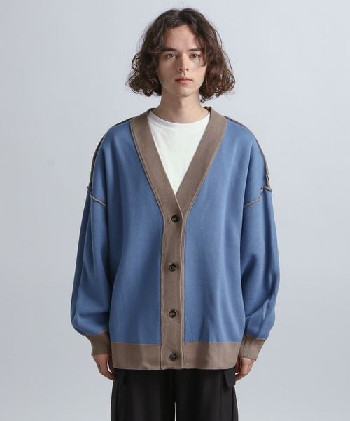 HARE(ハレ)の「リバーシブルデザインオーバーカーディガン(トップス・ブラック09/オレンジ46/ブラウン54・S/M)」の10枚目の写真