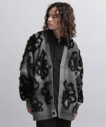 HARE（ハレ）の「イソザイハイショクフラワーカーディガン