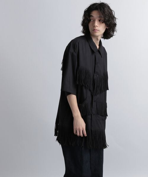 HARE INDIA IS BEAUTIFUL フリンジシャツ HARE（ハレ）の「フリンジデザインシャツ（）」 - WEAR